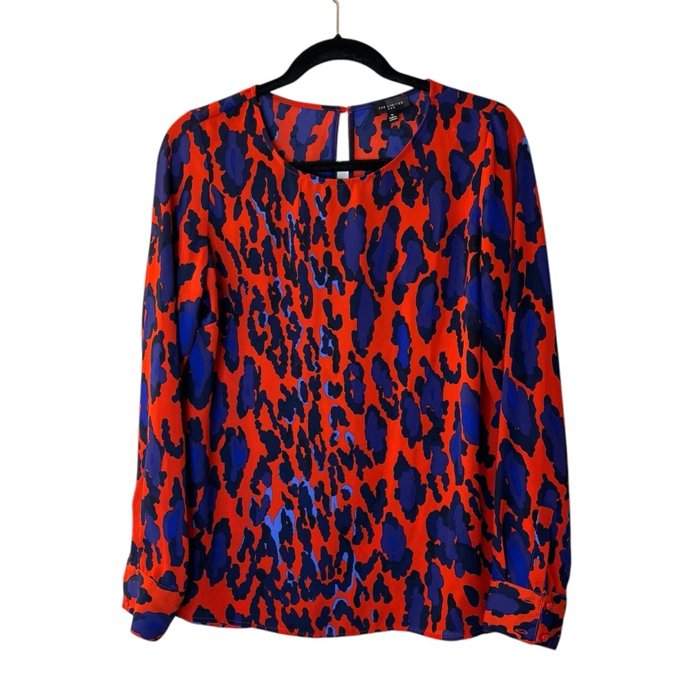 The Limited Animal Print Blouse Sz M